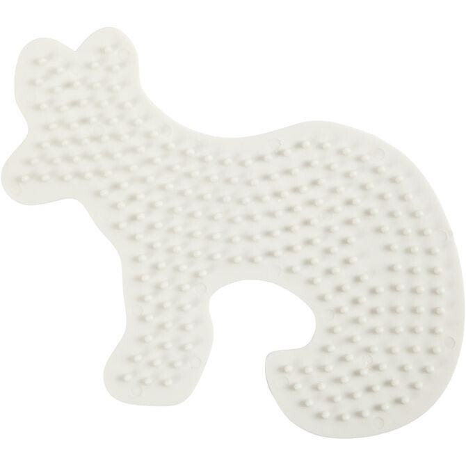 Perleplade Nabbi Bio Beads, ræv, H: 0.5 cm, str. 9,5x13,4 cm, 1 stk.