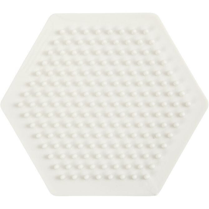 Perleplade Nabbi Bio Beads, sekskantet, H: 0.5 cm, str. 8,5x8,5 cm, 1 stk.