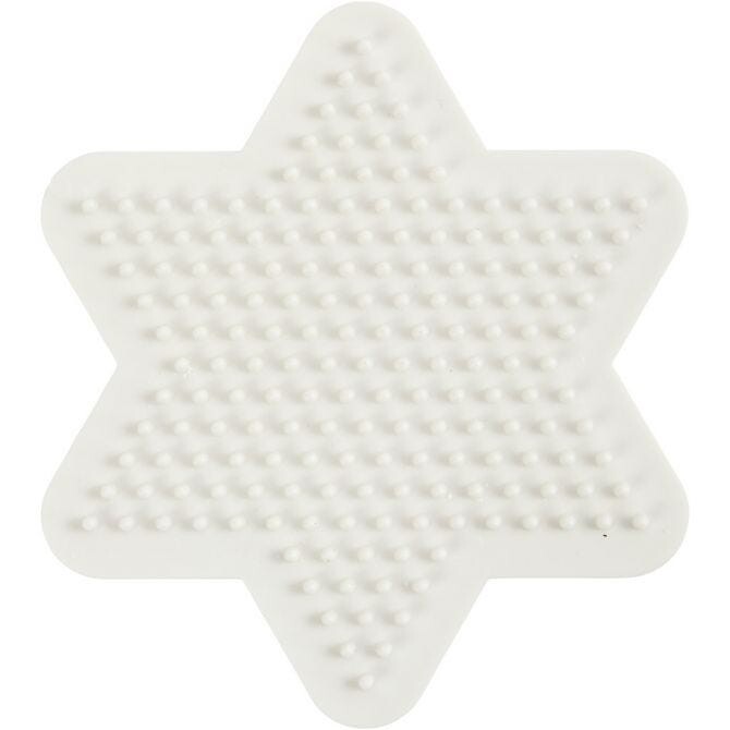 Perleplade Nabbi Bio Beads, stjerne, H: 0.5 cm, str. 9,8x9,8 cm
