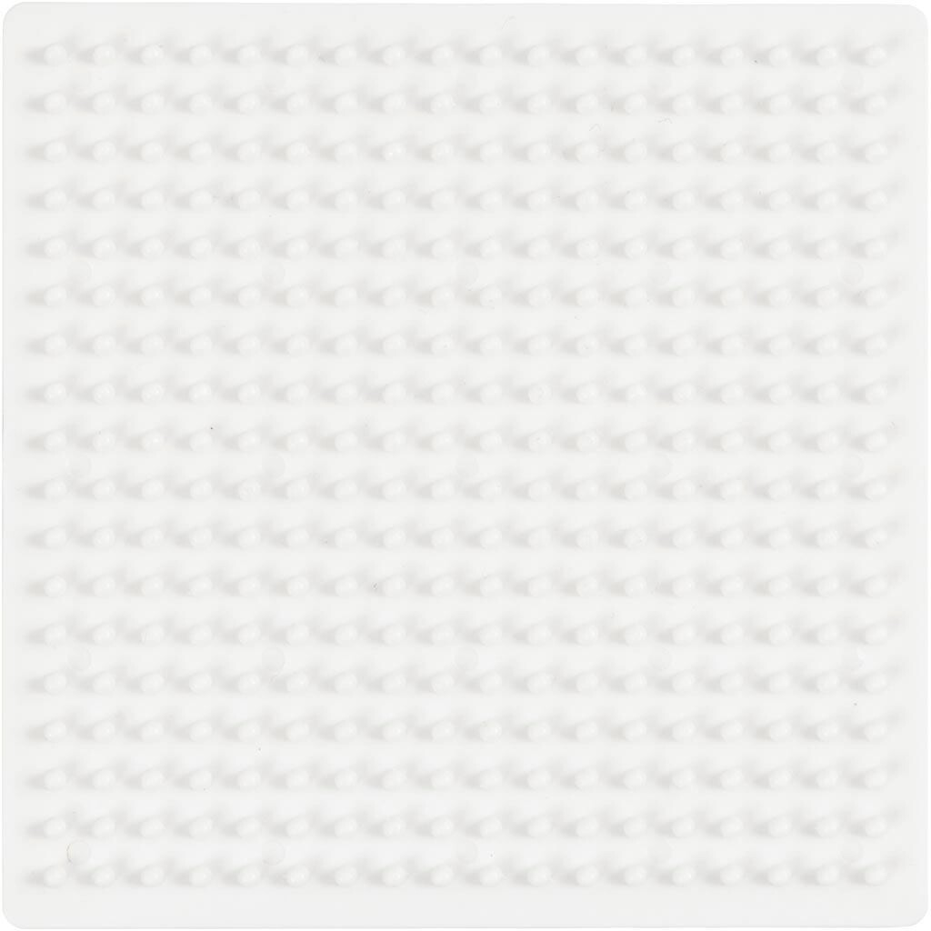 Perleplade NABBI BioBeads Kvadratisk str. 9,5x9,5 cm