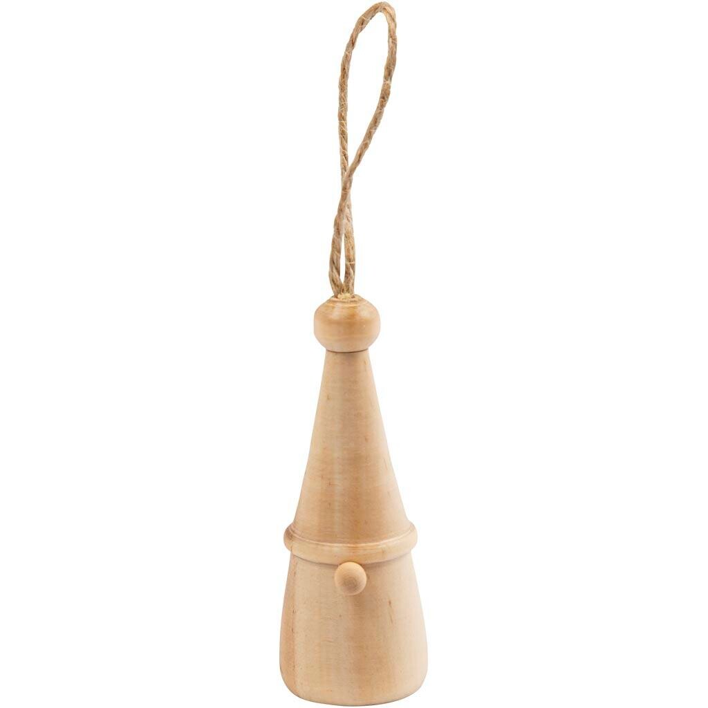 Næsenisse H: 6 cm diam. 2,5 cm