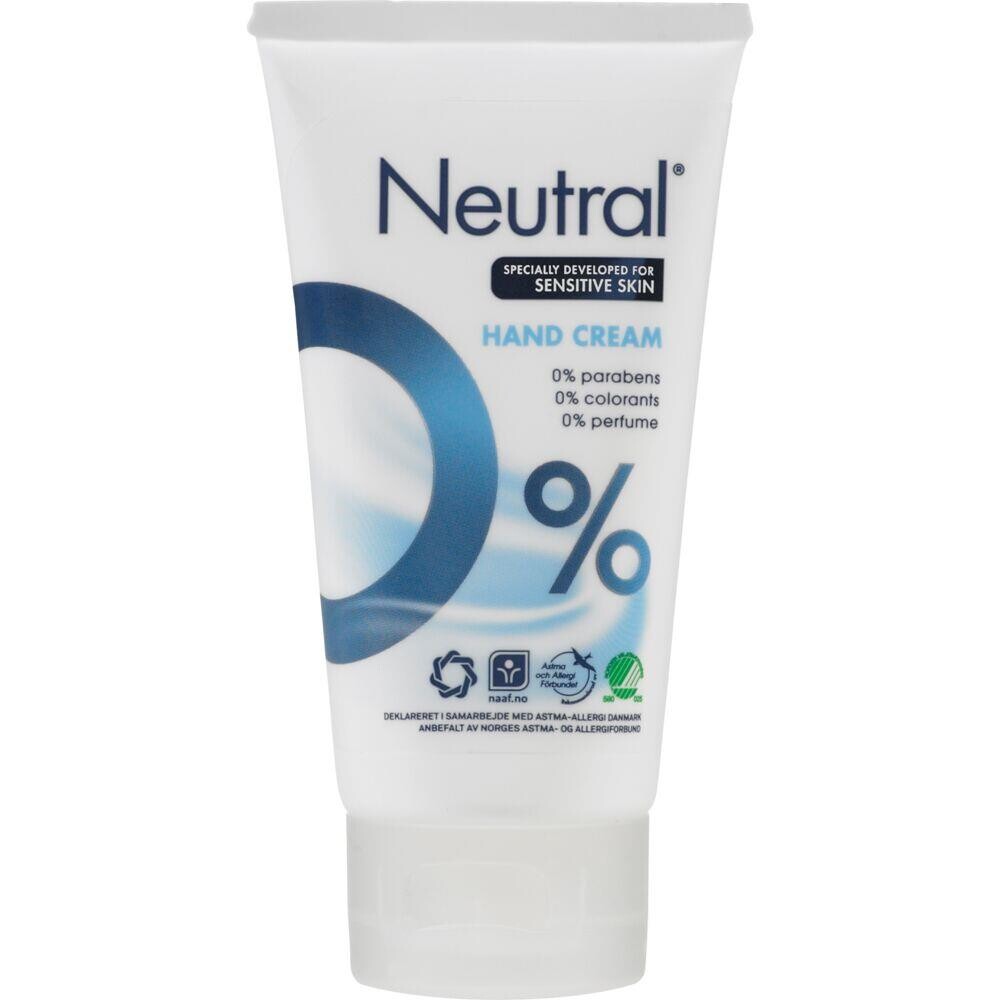 Neutral håndcreme uden parfume og parabener - 75 ml - 6 stk