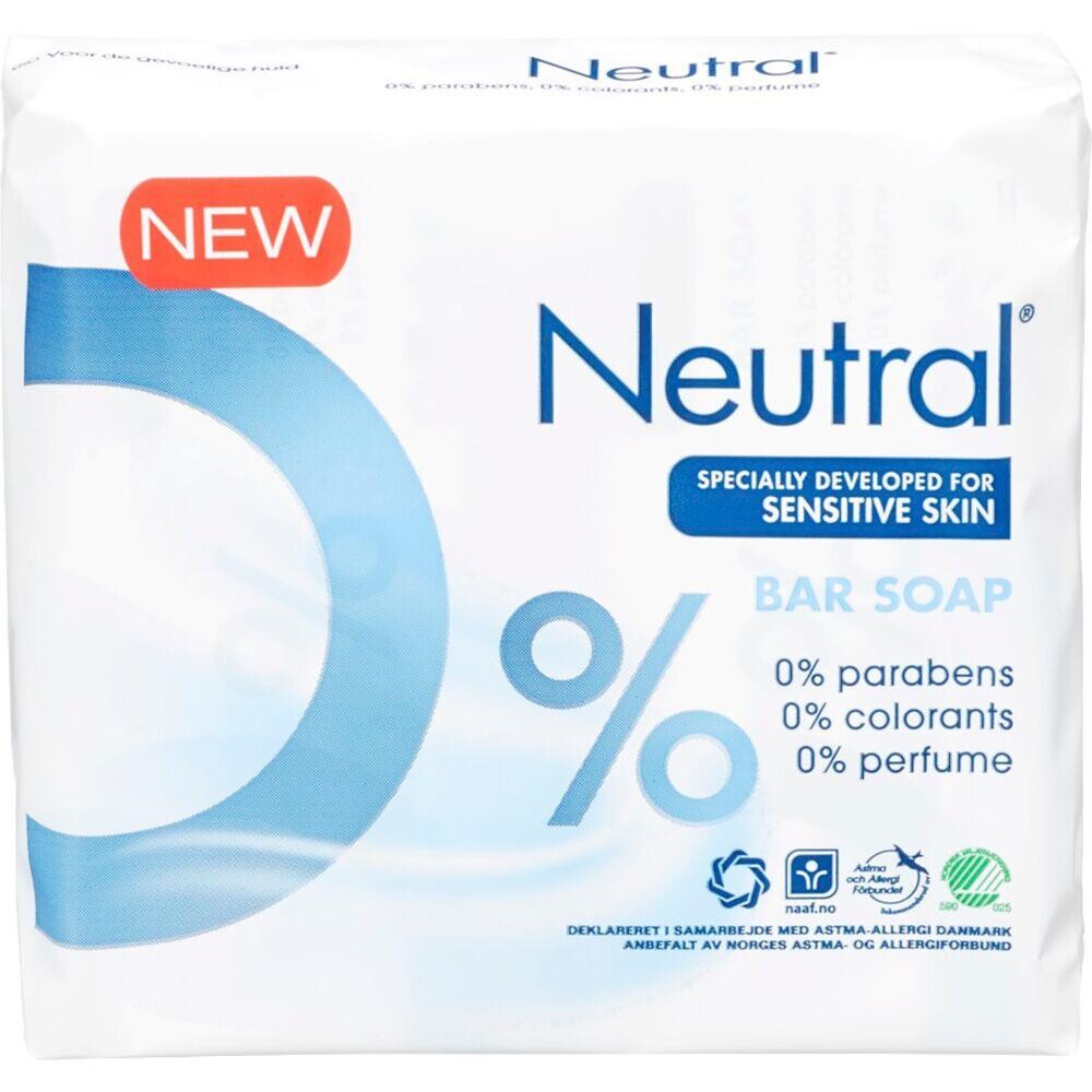 Neutral håndsæbe fast uden parfume - 100 g - 2 stk
