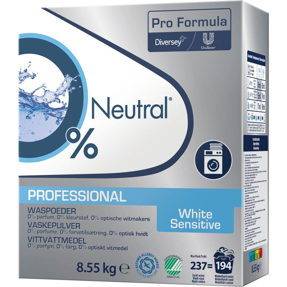 Vaskepulver - Neutral Professional Hvidt - 8,55 kg