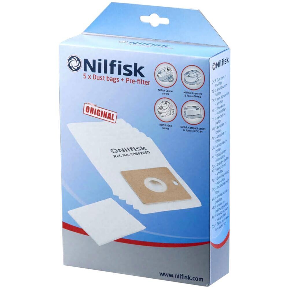 Nilfisk coupe neo støvsugerposer hvid 2,1 L mikrofiber - 5 stk