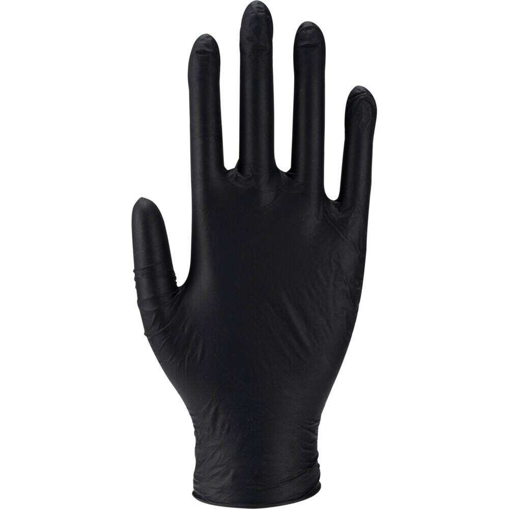 Nitrilhandsker, Essentialz, XL, sort, nitril, pudderfri - 100 stk