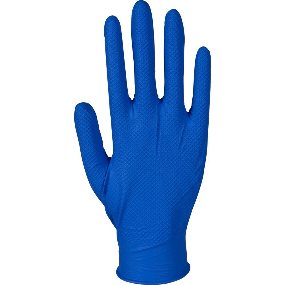 Nitrilhandsker – THOR Ultra Grip – XXL – mørkeblå – fish scale – pudderfri – 900 stk