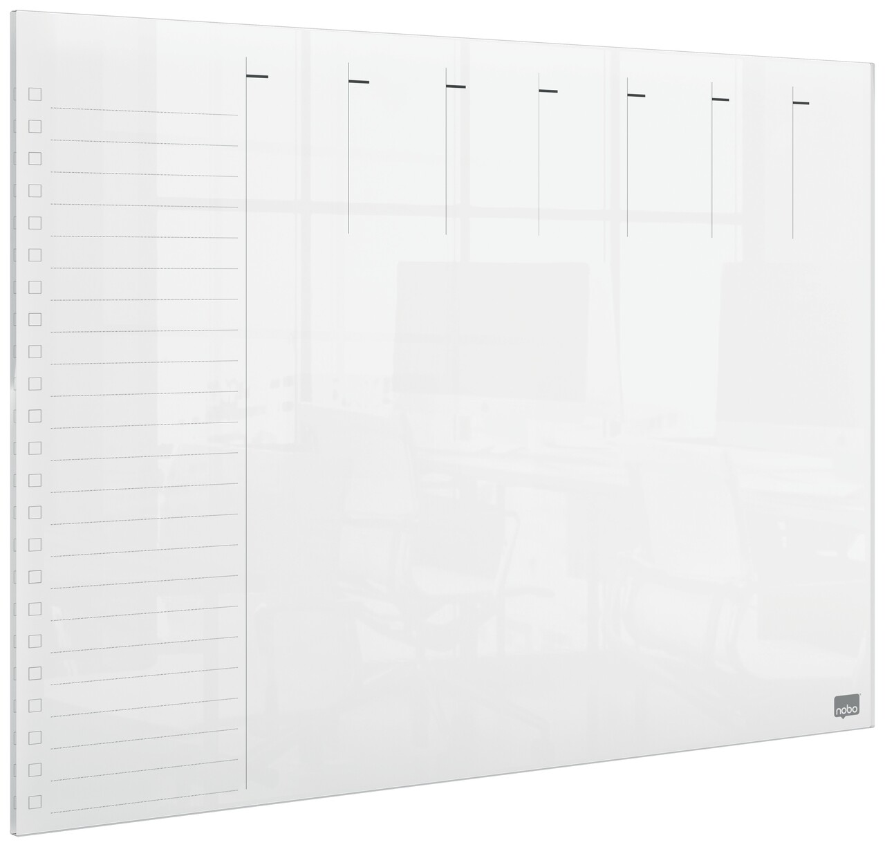 Ugeplan tavle - Nobo Akryl Home - A3