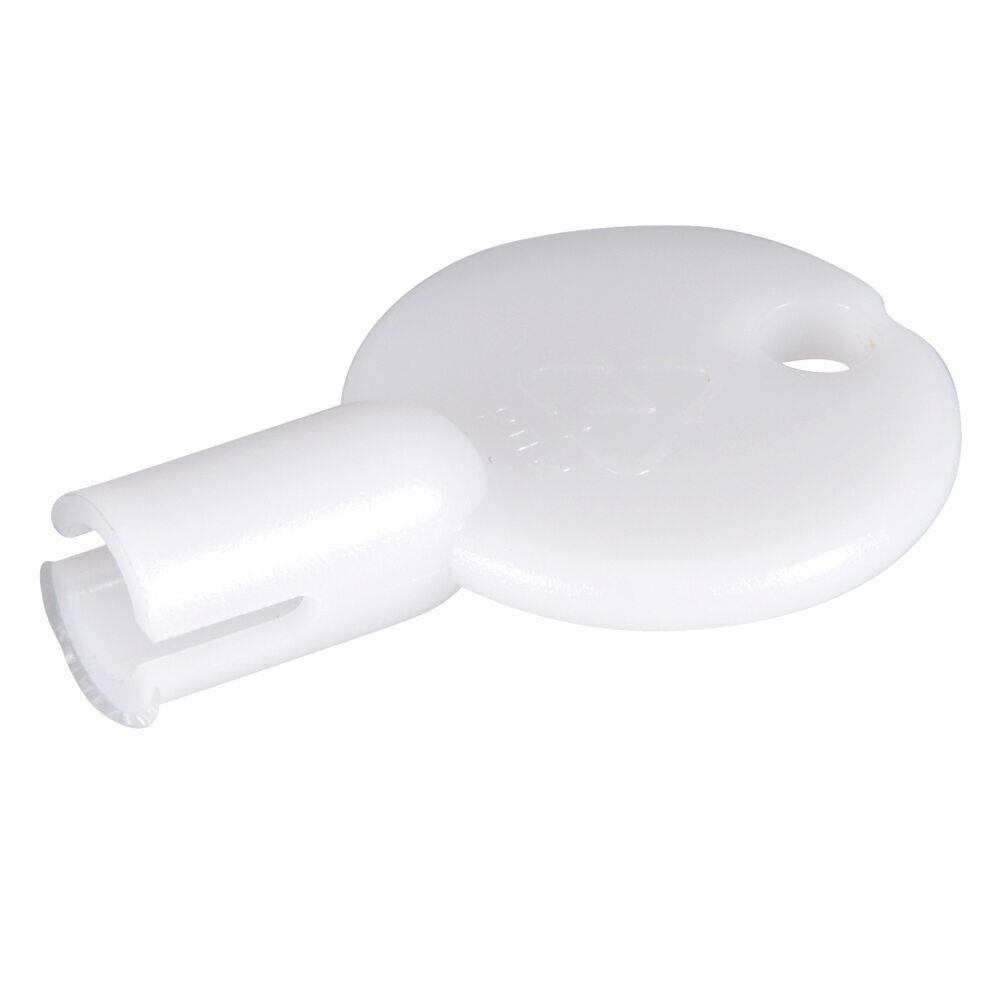 Nøgle – Deb – 3,5 mm – hvid – plast – til Uno og Deb 1000 ml dispenser – 5 stk