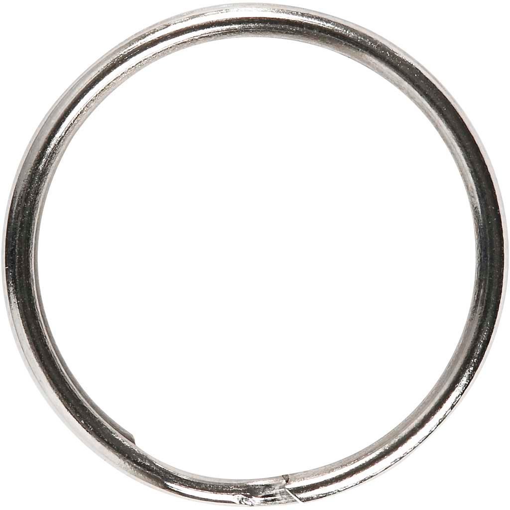 Nøgleringe ringe Ø20mm - 8 stk