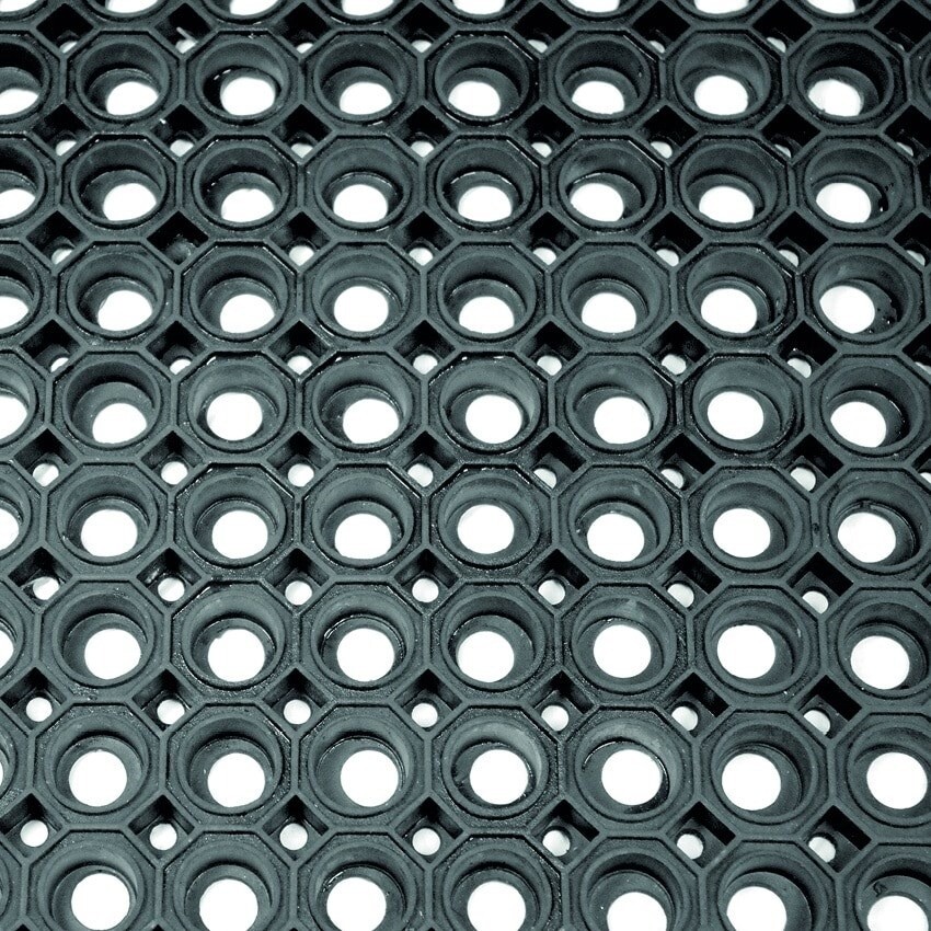 Gummimåtte Star Robust, 40x60cm sort