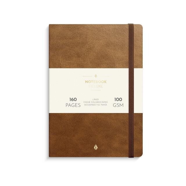 Notebook Deluxe A5 brown