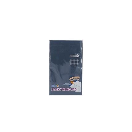 Notes Stick'N memo gul med tern med selvkl. ark 190x114mm 50ark pr. blok