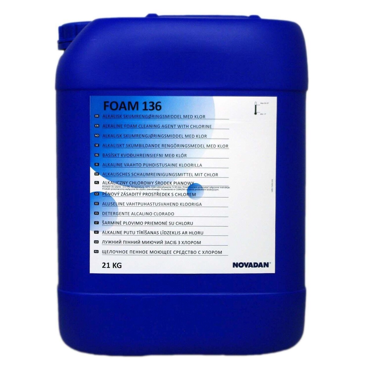 Rengøringsmiddel - Novadan Foam 136 - 19 liter Foam 136 Rengøringsmiddel | 19 liter