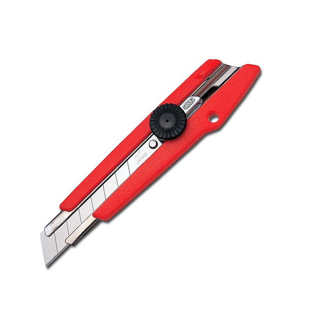 Kartonkniv 18 mm - NT Cutter L-500 - Rød