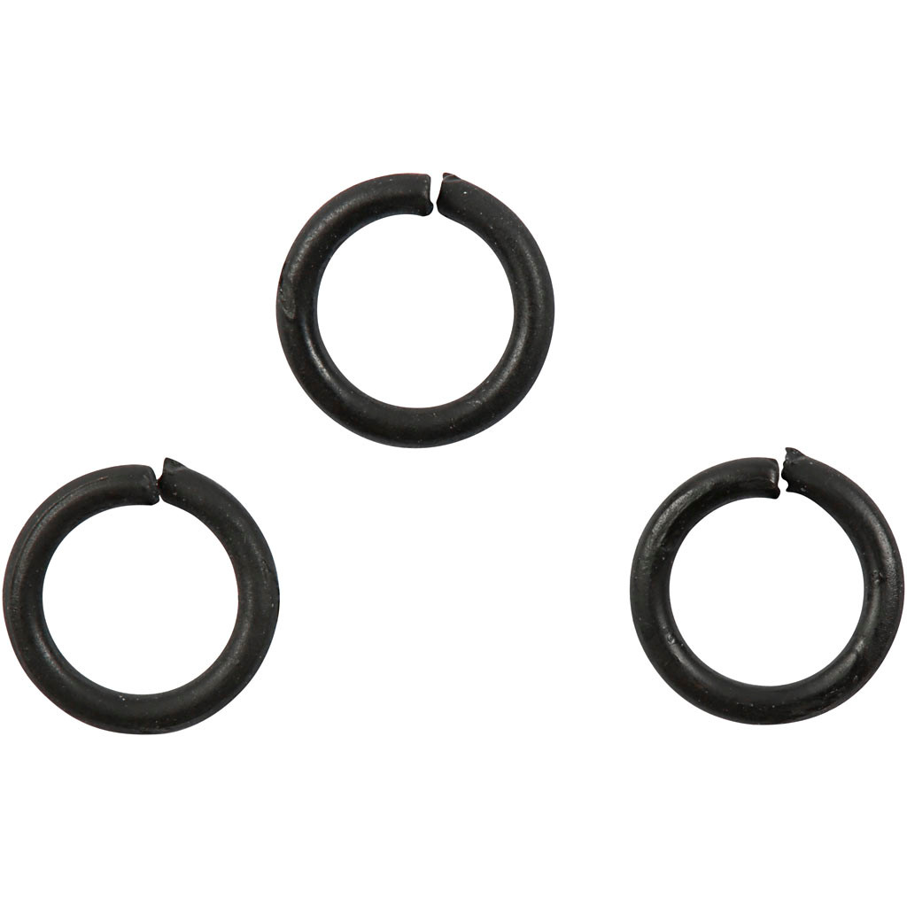 O-ring, dia. 7 mm, indv. mål 5 mm, sort, SO, 50stk.