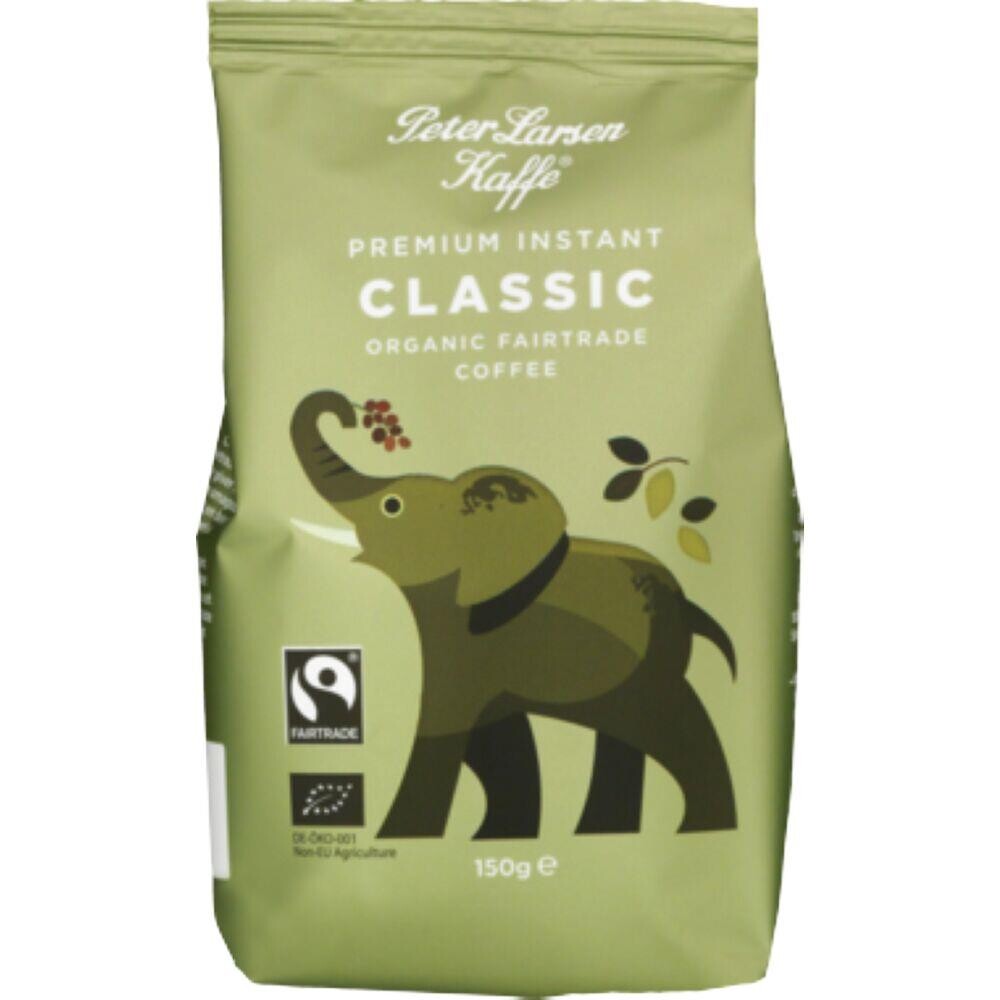 Instant kaffe - Peter Larsen Classic Fairtrade - 150 g - 10 stk