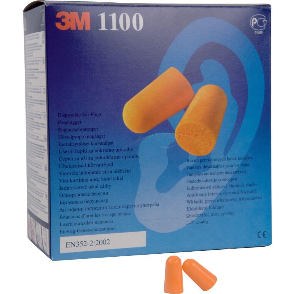 Ørepropper 3M 1000 stk - natur one size