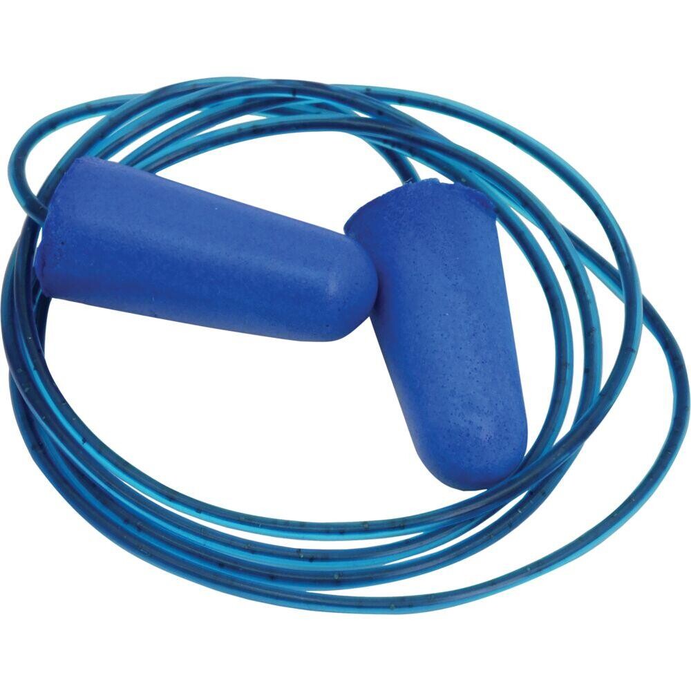 Ørepropper - Uvex - x-fit detec - One size - Blå - PU - SNR 37 dB - Med snor - Detekterbar - 100 par