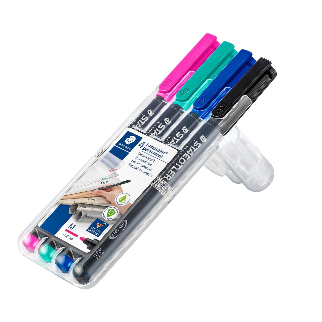 OHP-pen Lumocolor 317 permanent ass. 4stk pr. pak