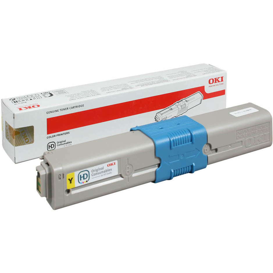OKI C310/C330/C500, Toner, Gul, 2000 sider