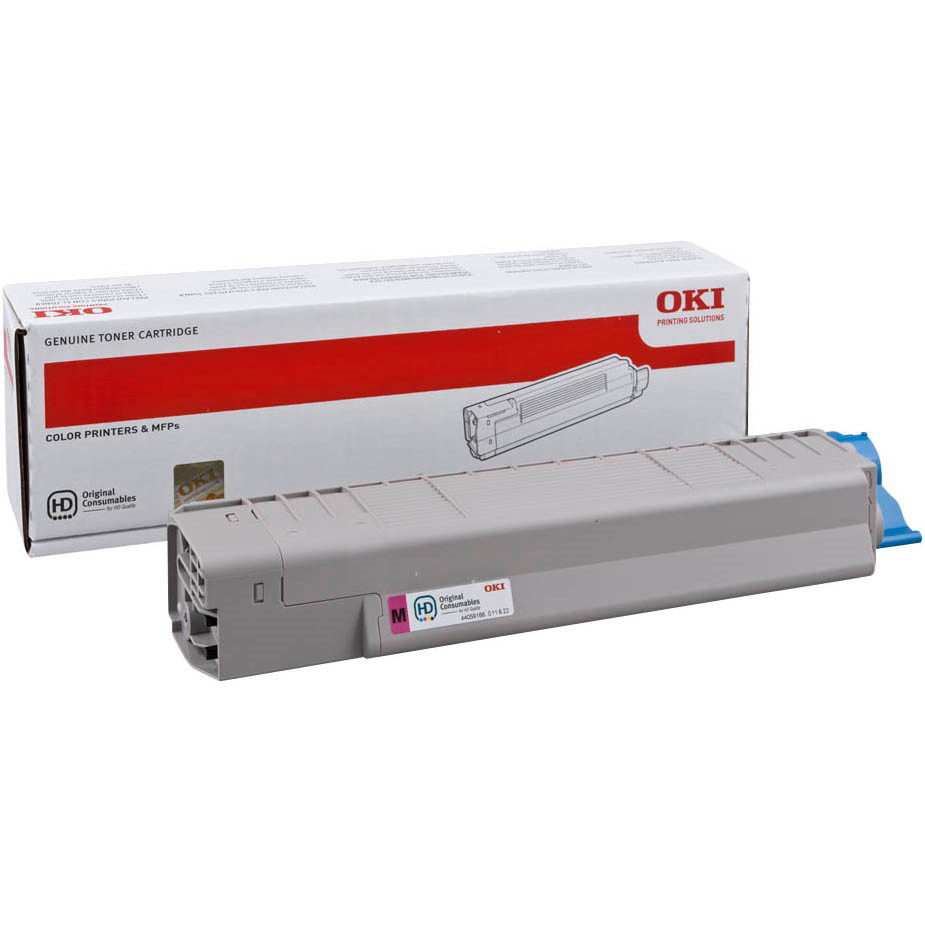 OKI MC851/861 - Lasertoner - Magenta - 7.300 sider