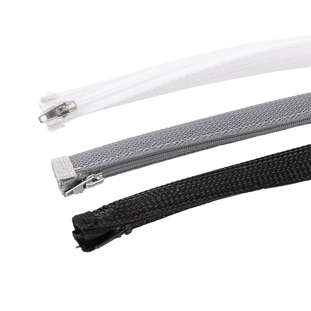 oNEST Cable Sock With Zip - 20mm - Grey - 3m