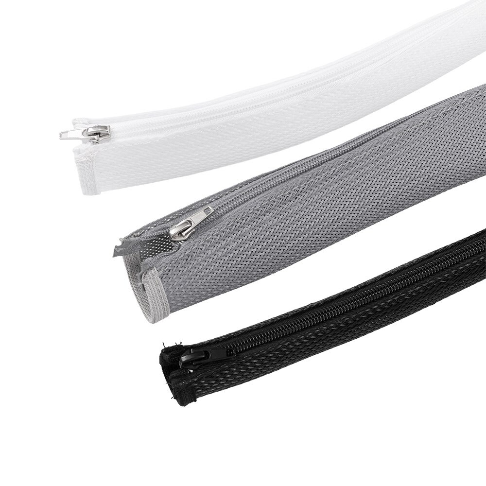 oNEST Cable Sock with Zip - 30mm - Grey - 2m