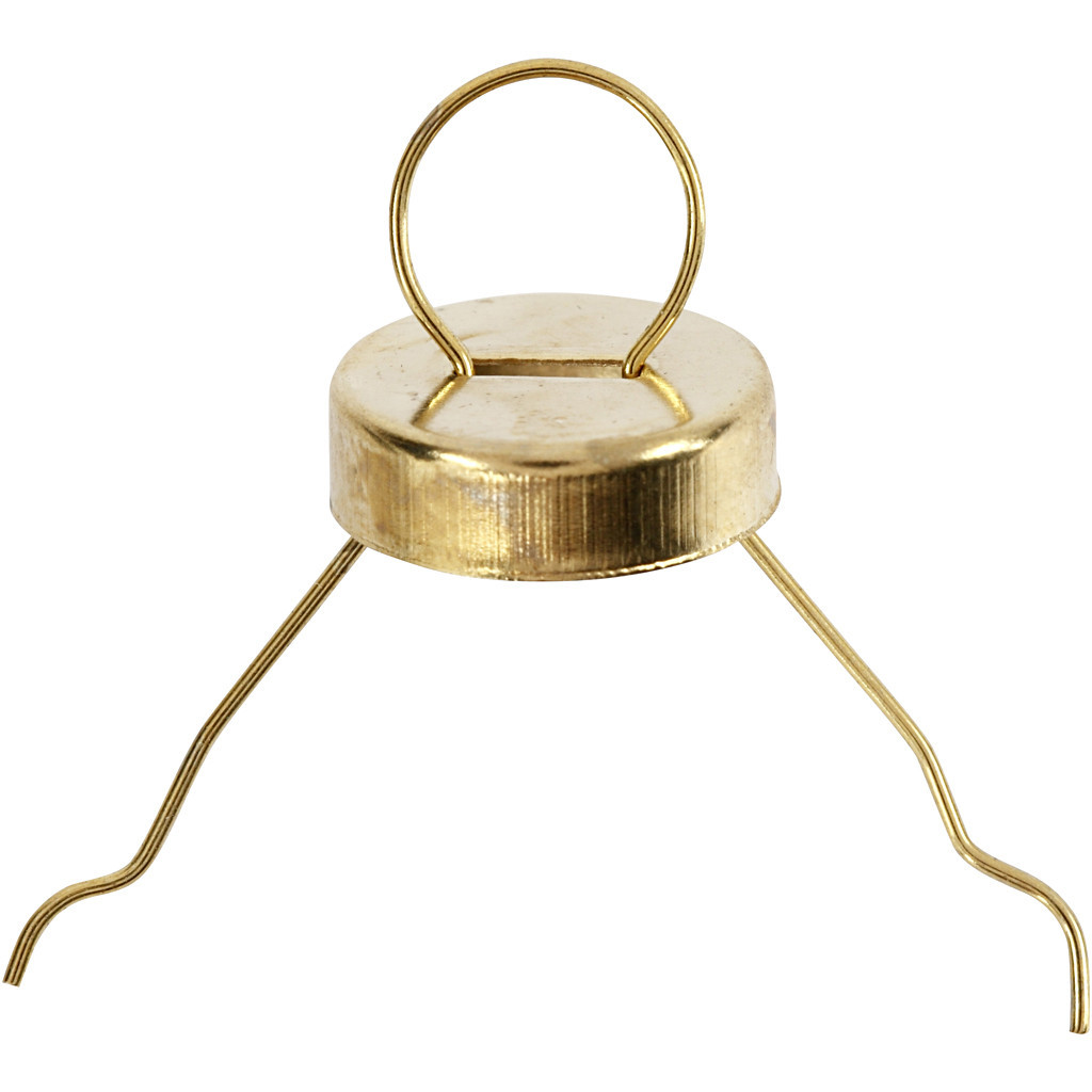 Ophæng - Metal Guld Ø13mm Hul 5mm - 25 stk