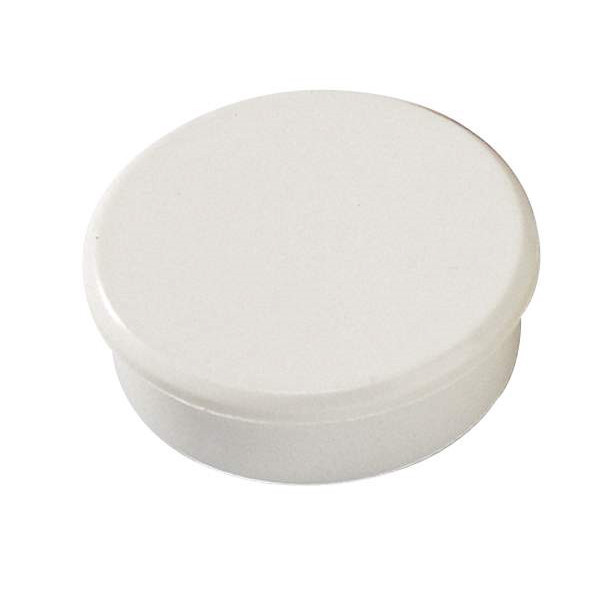 Opslagstavlemagnet Dahle - Ø 38 mm - Hvid - 2,5 kg bærekraft - 10 stk