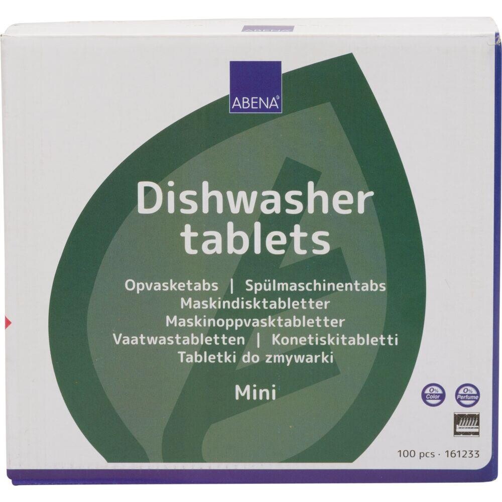 Opvasketabs - ABENA - Mini - Vandopløselig folie - Uden klor, farve og parfume - 100 stk - 5 pakker