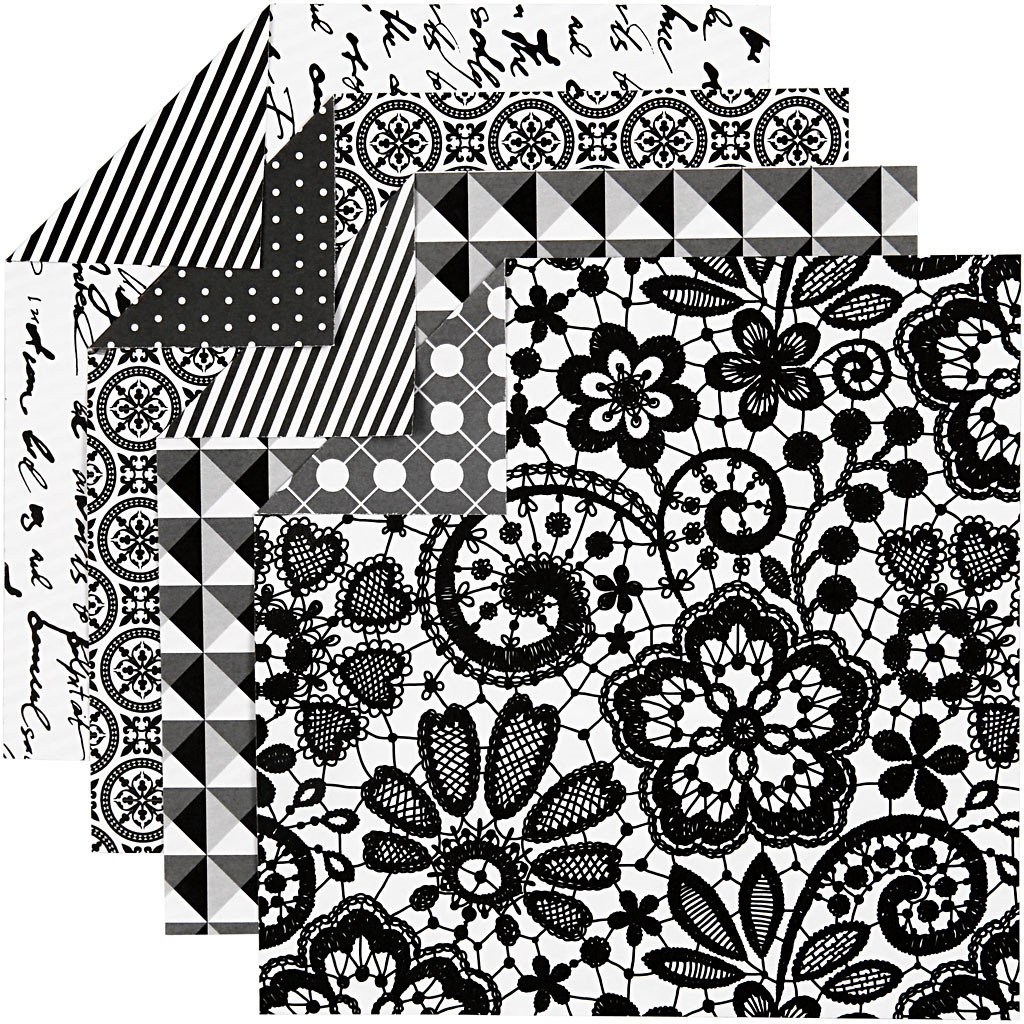 Vivi Gade Origamipapir Paris ark 10 x 10 cm 80 gram - 50 ass. ark