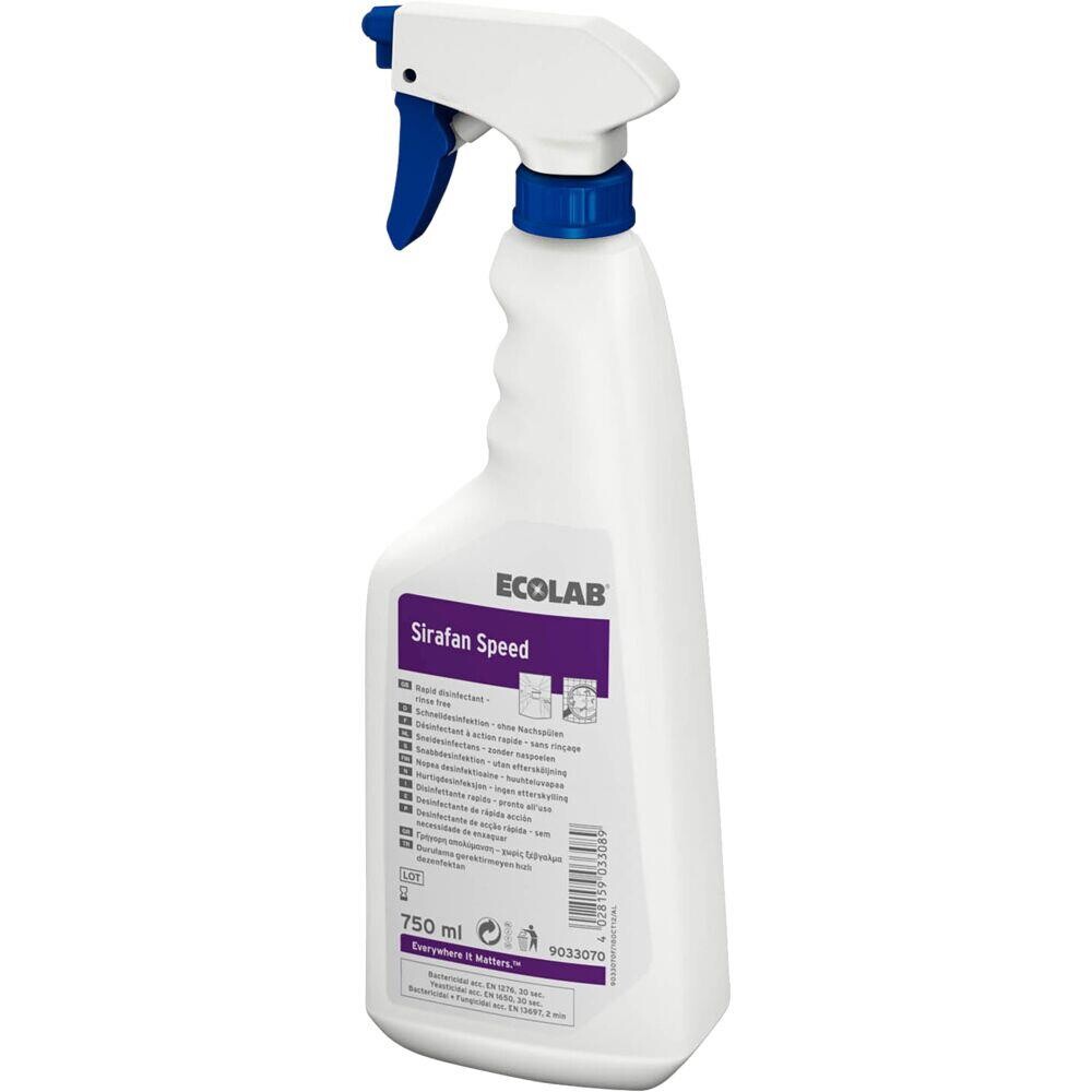 Overfladedesinfektion - Ecolab Sirafan Speed - Klar til brug - 750 ml - 6 stk