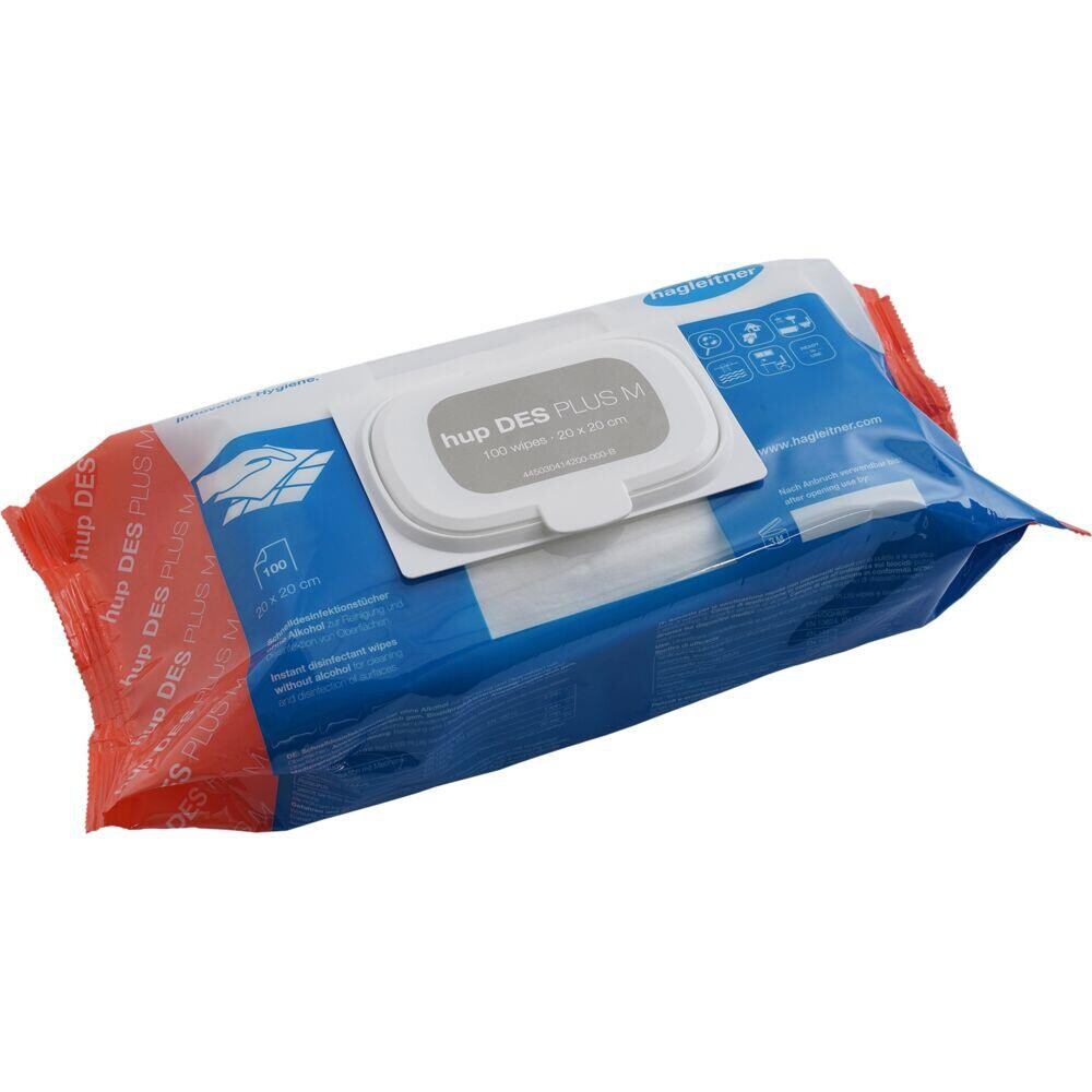 Overfladedesinfektion servietter - Hagleitner - 25% Klor - 20x20 cm - 100 stk - 600 stk