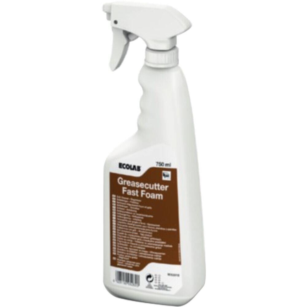 Ovn- og grillrengøring - Ecolab Greasecutter Fast Foam - Klar til brug - 750 ml - 4 stk