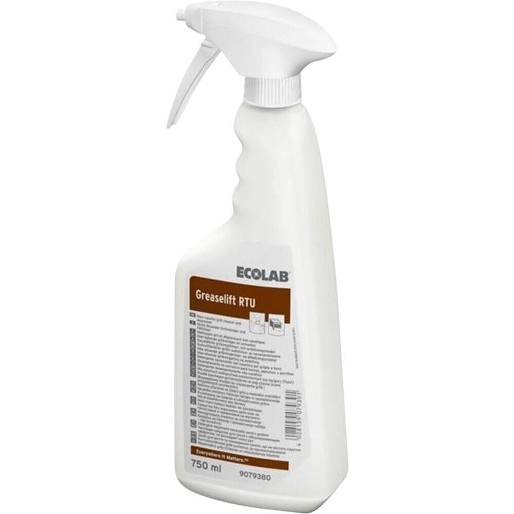 Ovn- og grillrengøring - Ecolab Greaselift RTU - Klar til brug - 750 ml - 6 stk