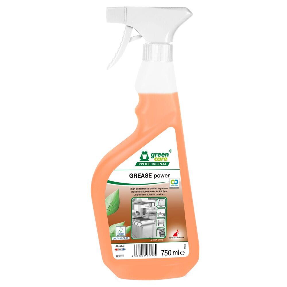 Ovn- og grillrengøring - Green Care Professional GREASE Power - Klar-til-brug - 750 ml - 10 stk