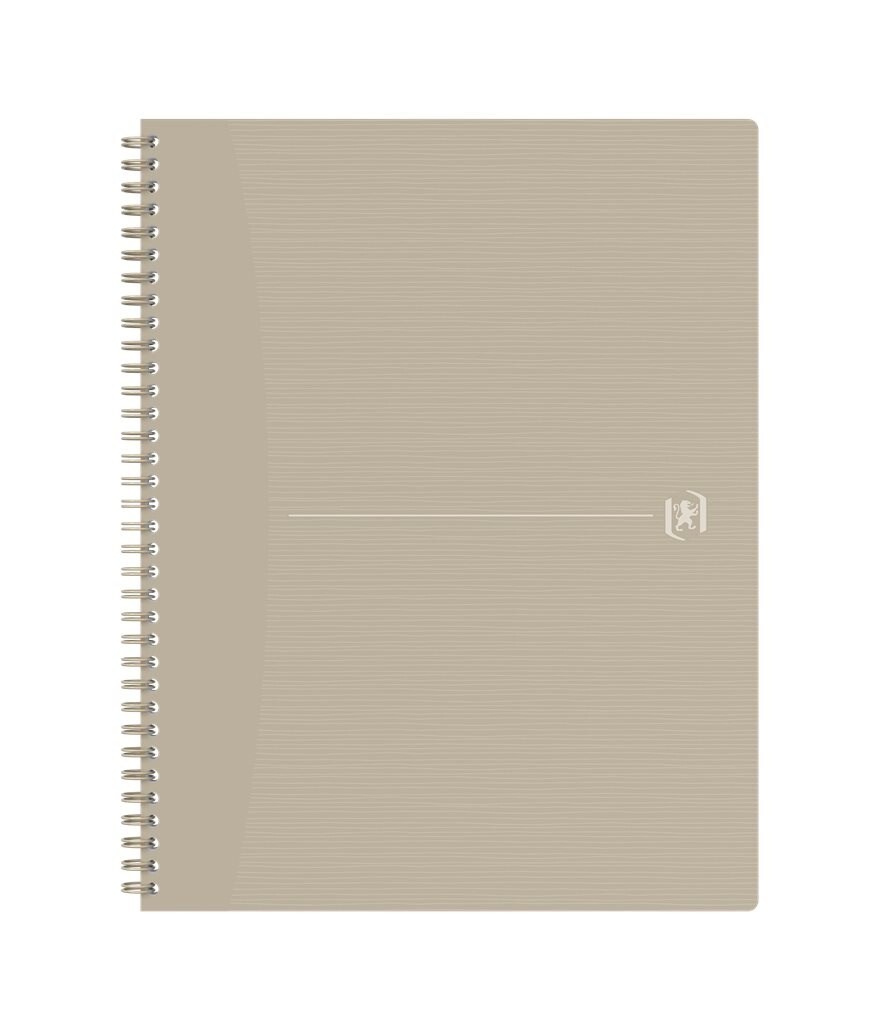5 stk. Notesbog Oxford Origins A4+ kvadreret sand