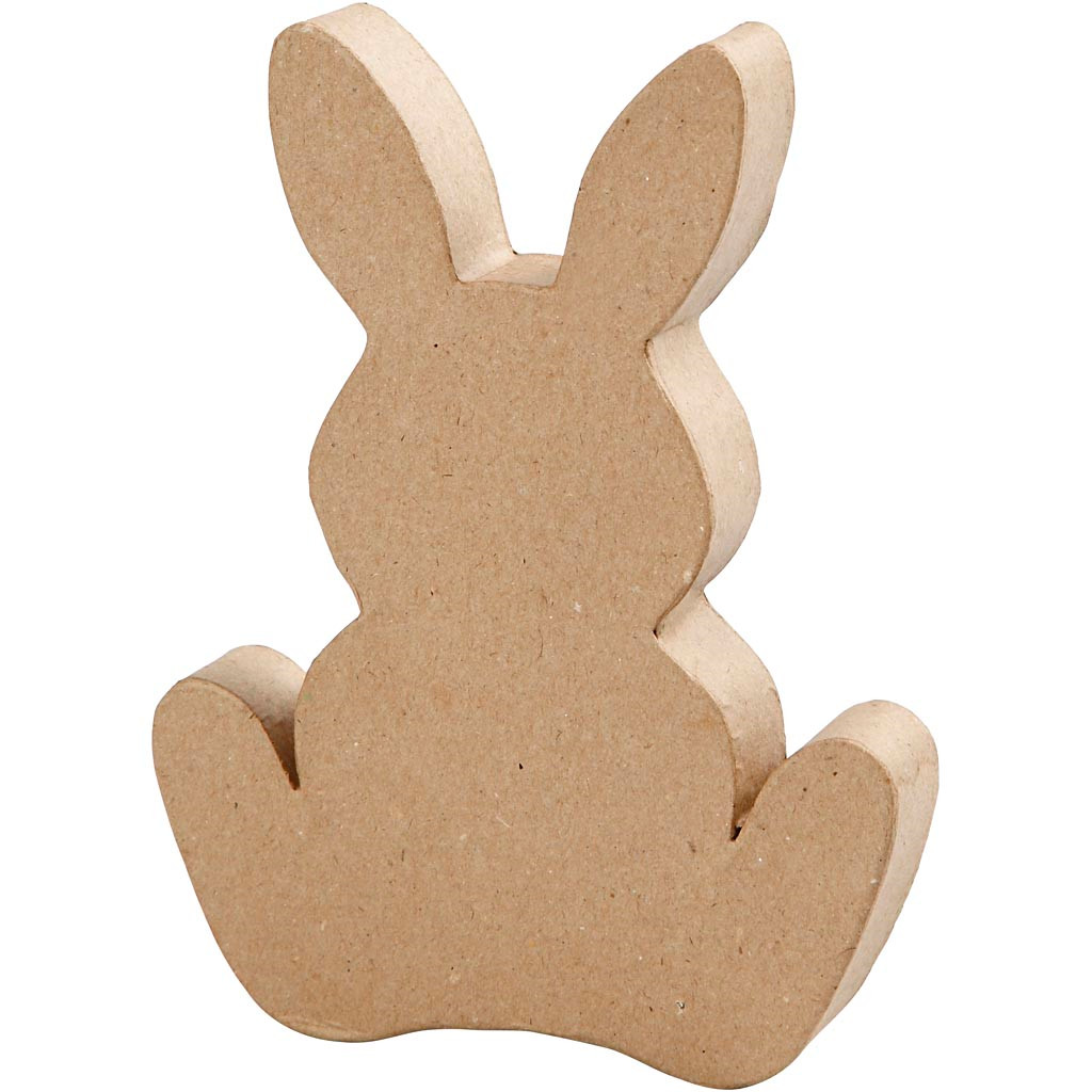 Påskehare højde 18 cm - dybde 2,5 cm