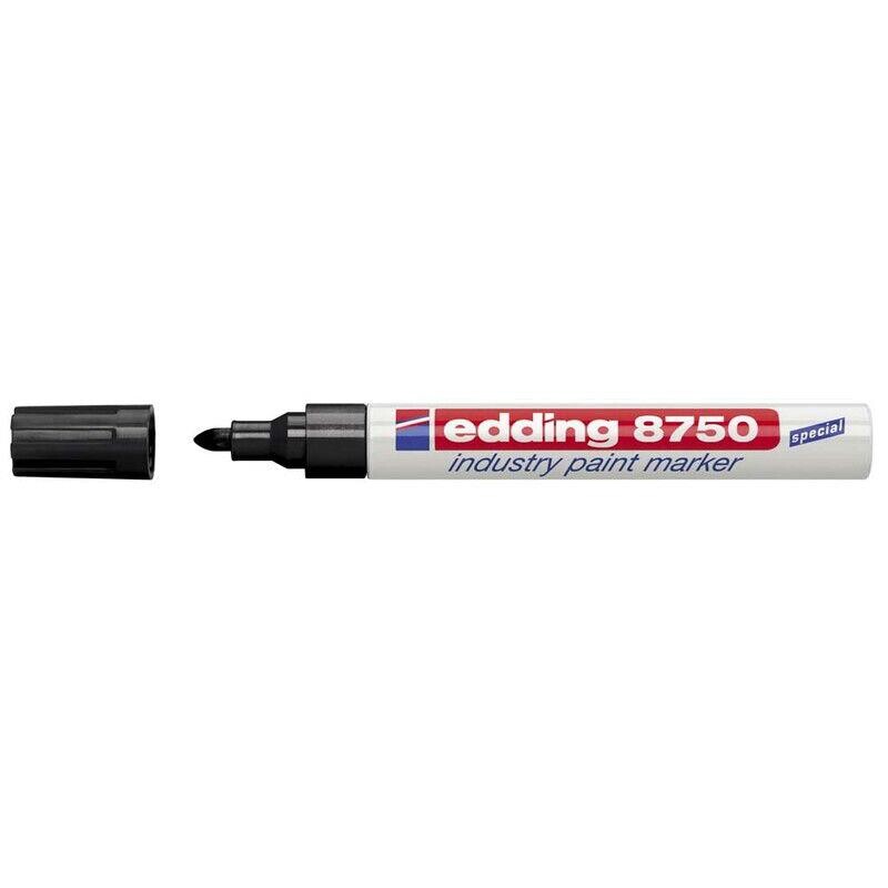 Paint marker edding 8750 Sort - 2-4mm rund spids - 10 stk