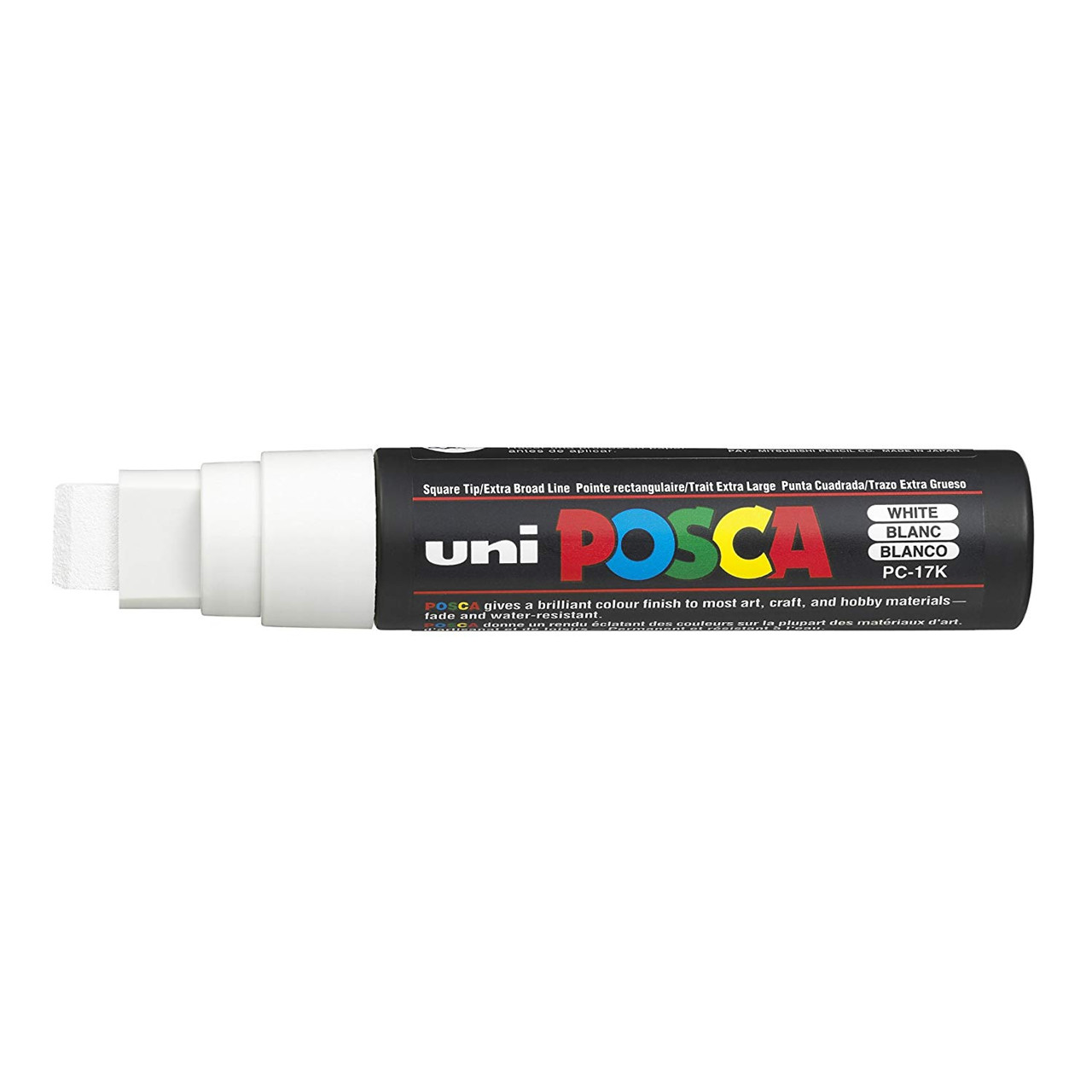 Paint marker Uni Posca PC-17K hvid 15mm - 5 stk