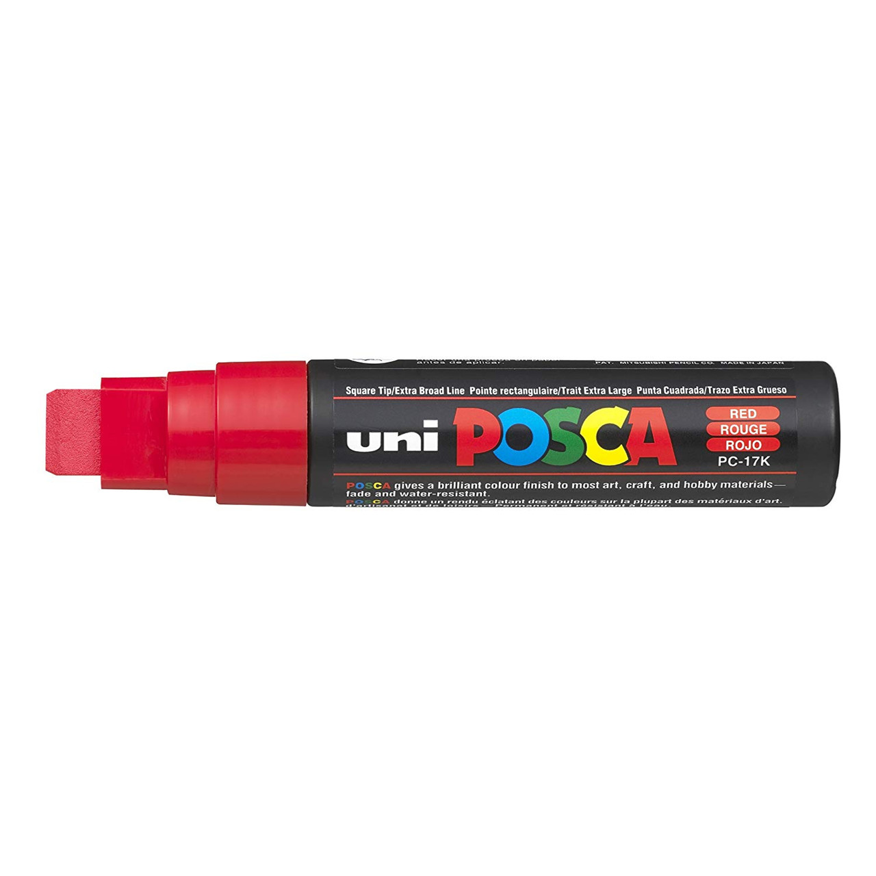 Paint marker Uni Posca PC-17K rød 15mm - 5 stk