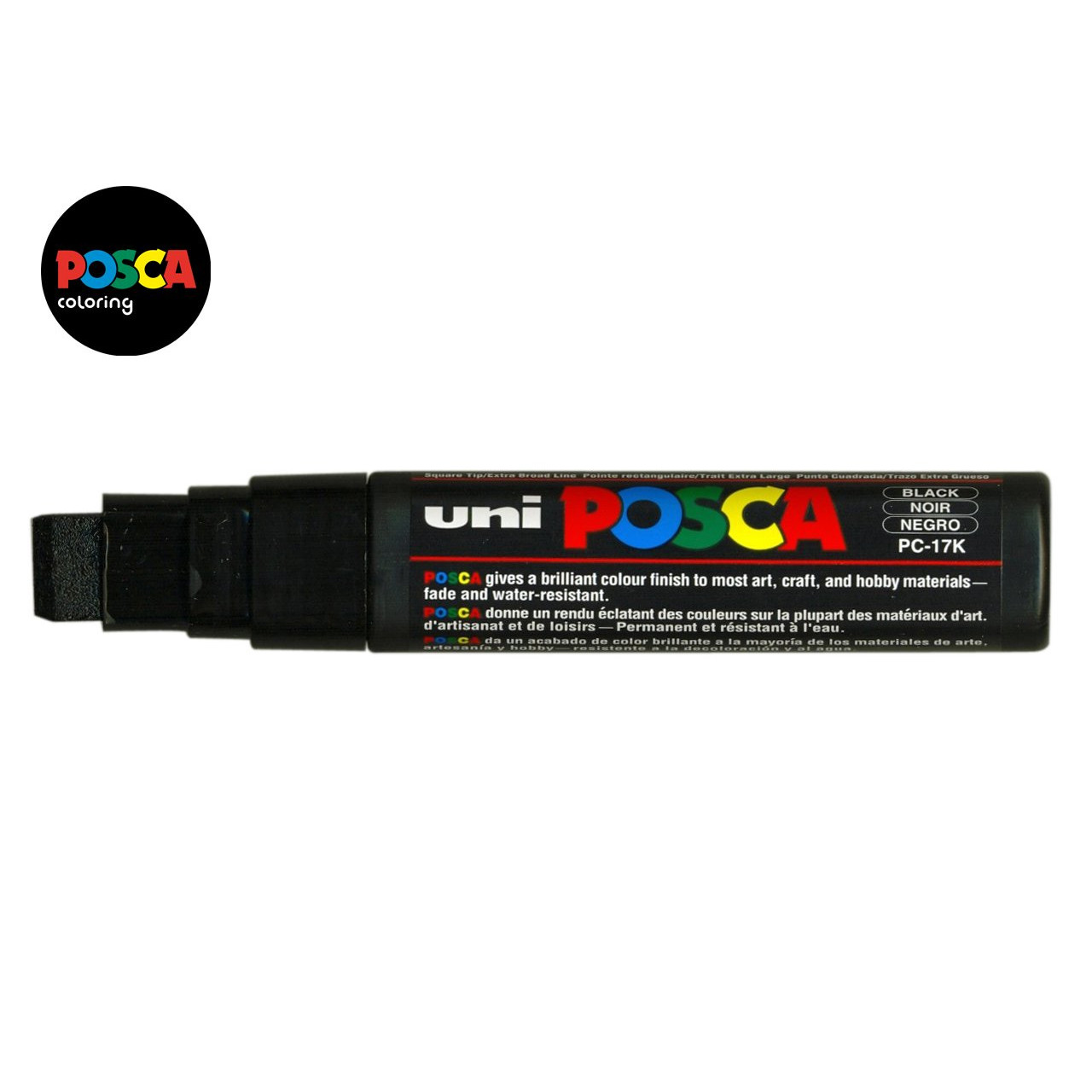 Paint marker Uni Posca PC-17K sort 15mm - 5 stk