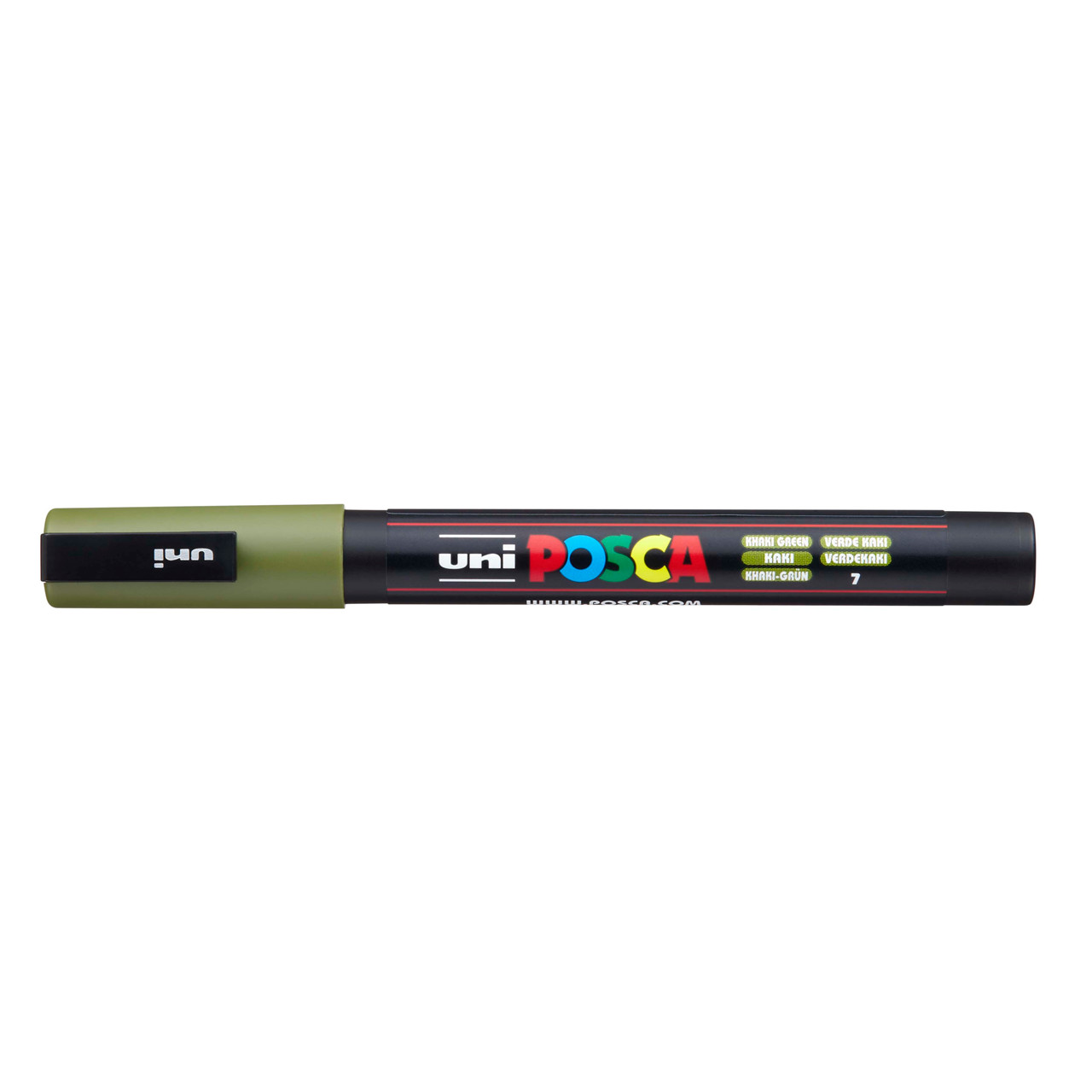 Paint marker Uni Posca PC-3M khaki green 0,9-1,3mm - 6 stk