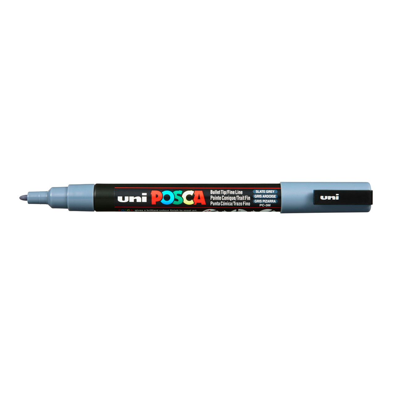 Paint marker Uni Posca PC-3M slate grey 0,9-1,3mm - 6 stk