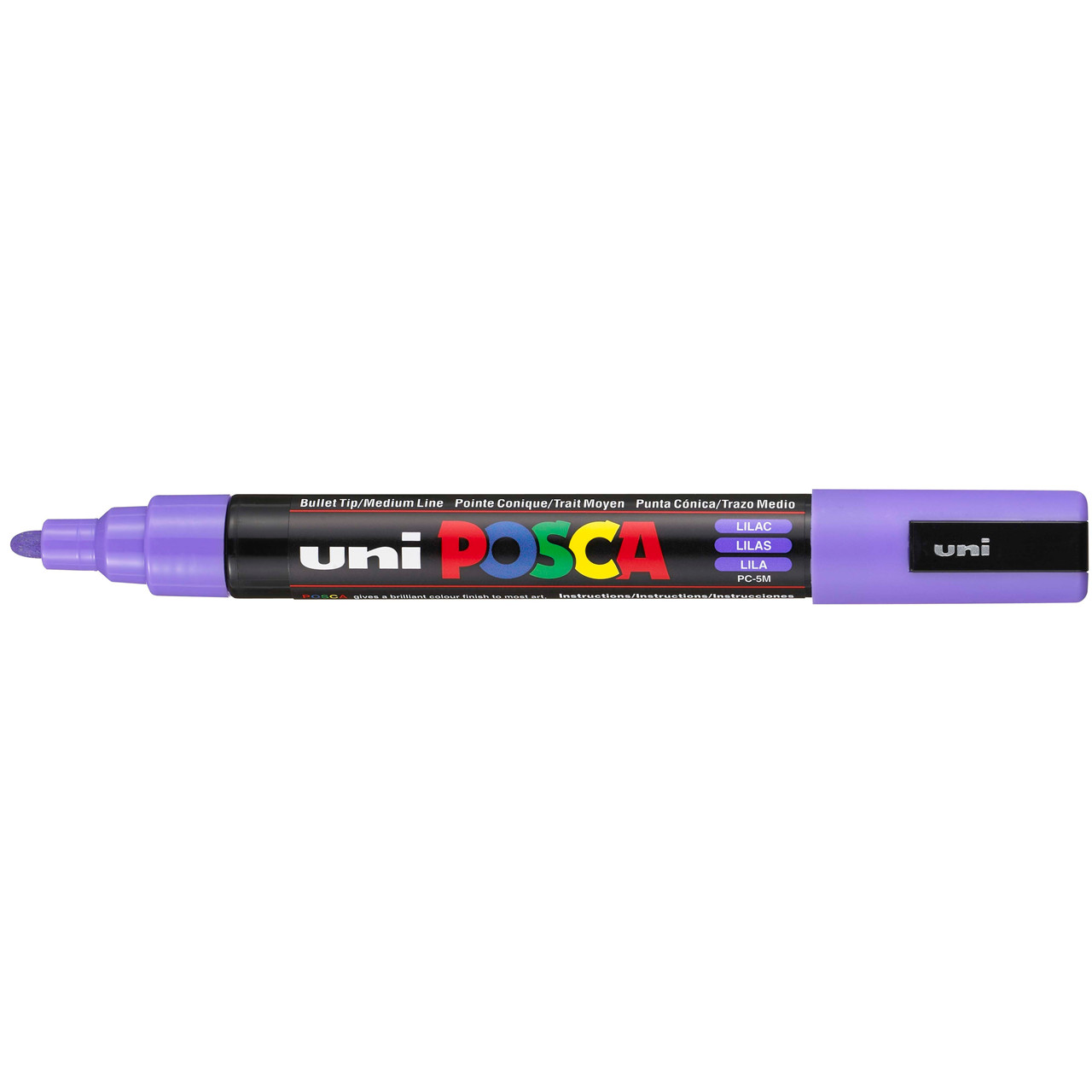 Paint marker Uni Posca PC-5M lilac 1,8-2,5mm - 6 stk