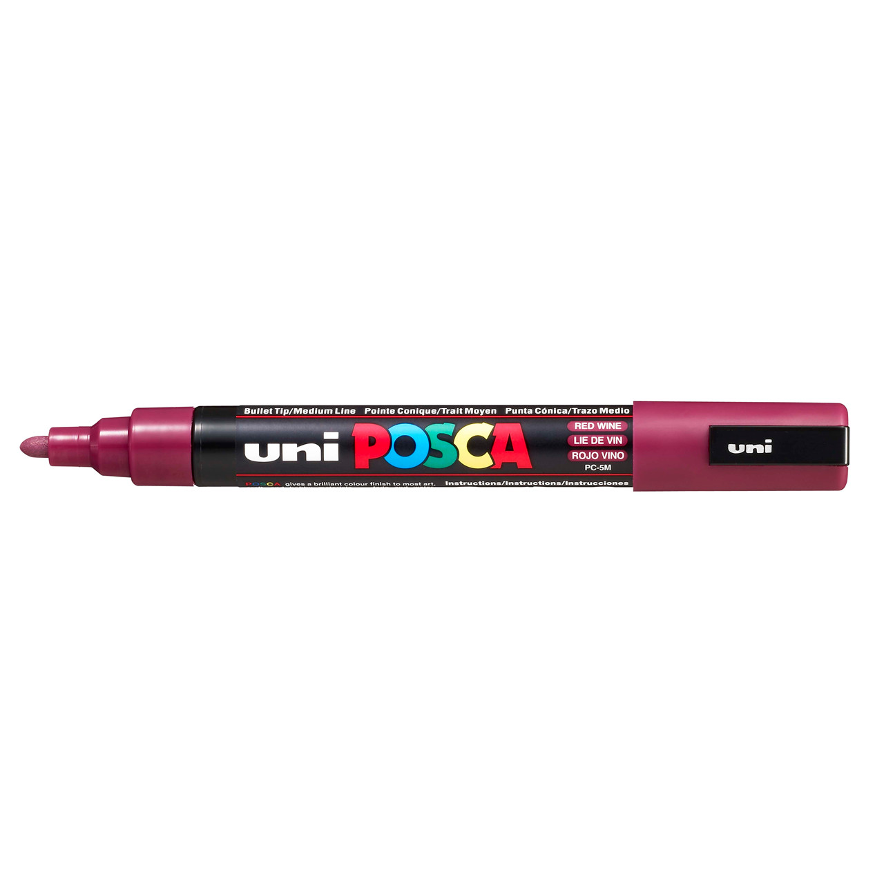 Paint marker Uni Posca PC-5M red wine 1,8-2,5mm - 6 stk