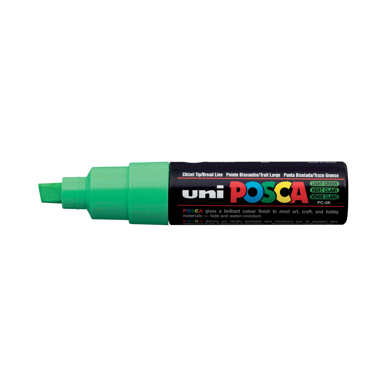 Paint marker Uni Posca PC-8K light green 8mm - 6 stk
