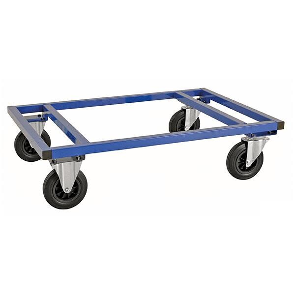 Pallevogn, Lav, Stål, Til 800 kg - Blå