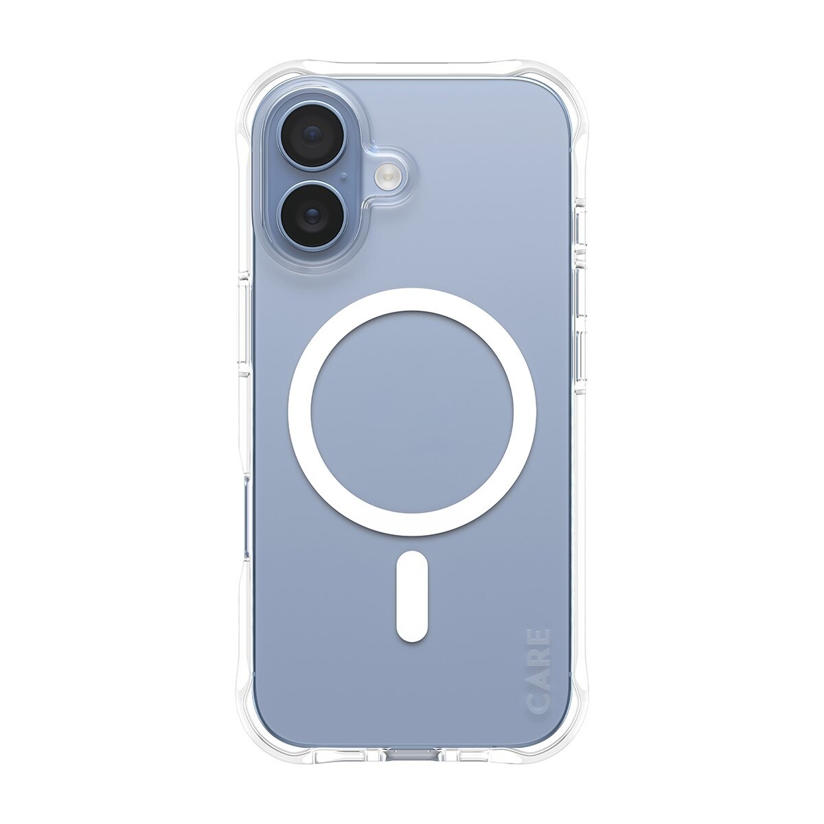 PanzerGlass CARE Fashionable Case Samba Transparent w. White MagSafe iPhone 17